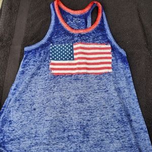 USA Flag Soccer Tank Top American Outlaws